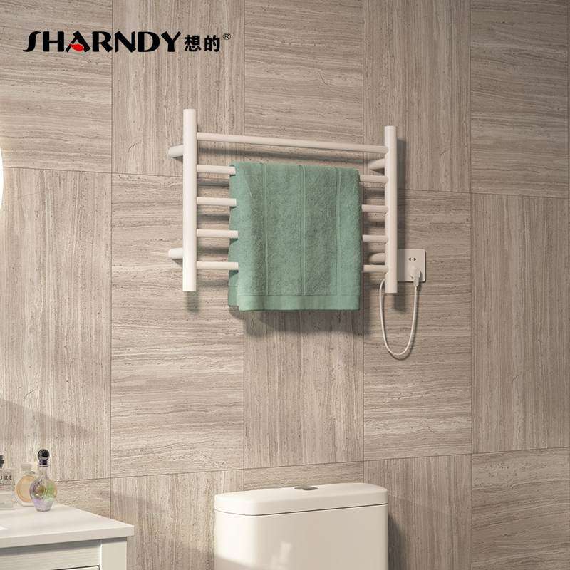 主题民宿恒温不锈钢喷白电热毛巾架浴巾架毛巾挂杆置物架批发,家装主材,智能毛巾架/浴巾架,淘宝优惠券,粉丝福利购,淘宝优惠卷