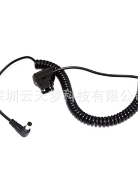 BMCC供电线D-TAP安东B口DC5525/55214K弯头线型BMPC转供电弹簧