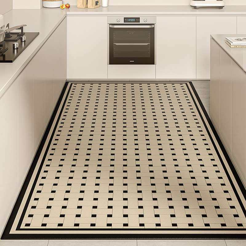 新品 美式复古防水防油家用厨房地垫可擦免洗入户门地垫可裁剪皮,居家布艺,厨房地垫,淘宝优惠券,粉丝福利购,淘宝优惠卷