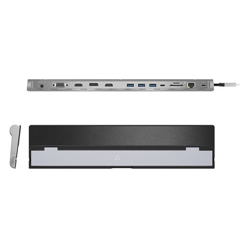 j5create JCD543 USB Type-C扩展坞转换器HDMI/VGA/DP/网口转接头