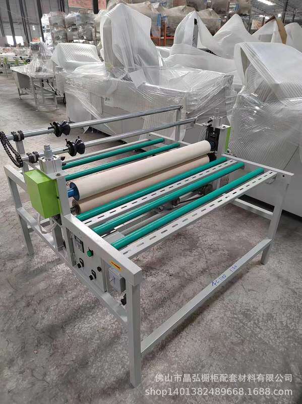 广东晶钢门贴膜机玻璃瓷砖保护膜覆膜机门窗设备微晶背景墙覆膜机