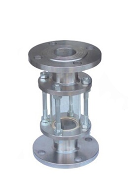 201/304不锈钢法兰视镜/视/HGS07-126DN65801管道/玻璃盅视镜寸