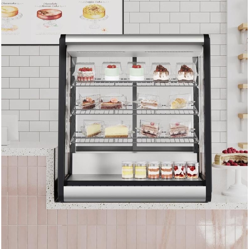 便利店饮料冷藏柜商用保温柜加热柜炸鸡展示柜汉堡蛋挞陈列柜