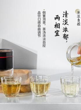 茶水分离玻璃茶杯生产厂家 茶水分离水杯 泡茶杯子过滤杯模具制造