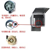 狮强牌S1001A强力排气扇厨房油烟换气扇10寸静音家用抽风机穿墙体