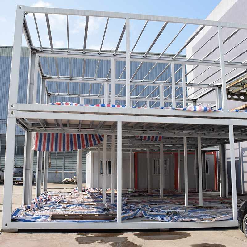 集装箱移动房框架简易活动板房龙骨架集成房屋组装框架配件材料