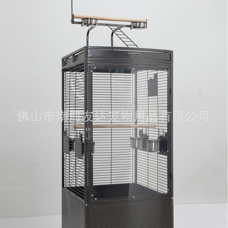 金属鹦鹉大鸟笼 铁制八哥鸟笼BC12铁制鸟笼 八哥鸟笼铁鸟笼
