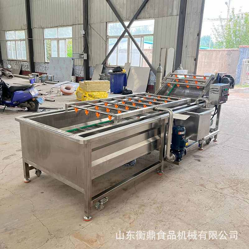 连续式小龙虾加工设备生蚝海参蔬菜瓜果清洗机预制菜加工流水线,清洗/食品/商业设备,洗果机/洗菜机,淘宝优惠券,粉丝福利购,淘宝优惠卷