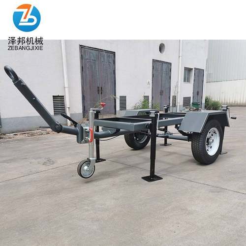 两轮骨架拖车发电机组移动式框架牵引拖车工具运输拖车应急照明