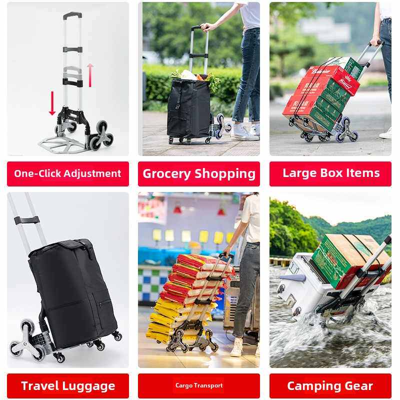 采购产品上楼和移动货物手推车拖车，，杂货店的手推车便携式购物