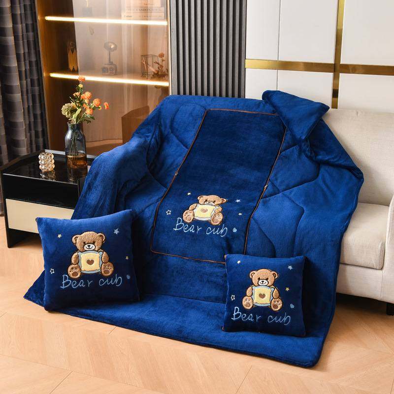 冬季加厚牛奶绒抱枕沙发靠枕被空调二合一车载午休被子两用办公室,居家布艺,抱枕被,淘宝优惠券,粉丝福利购,淘宝优惠卷