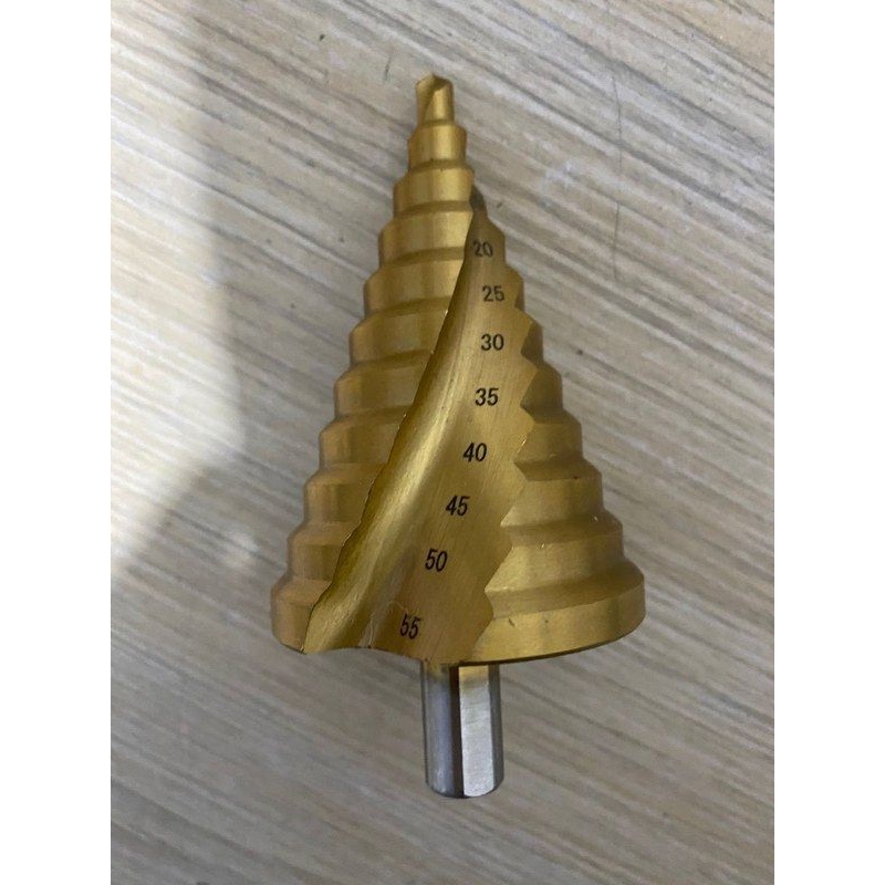 宝塔钻头6-55mm打孔阶梯钻头不锈钢开孔器含钴合金锥形木工扩孔钻