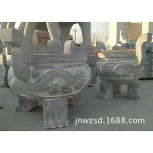 嘉祥青石家祠香炉供桌生产厂家 石造祠堂香炉供桌多少钱