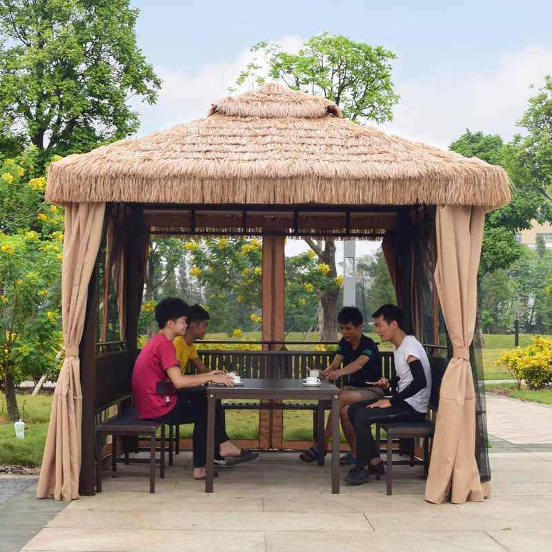 户外凉亭镀锌顶棚亭子四柱遮阳棚休闲亭庭院花园雨棚别墅大天台,住宅家具,遮阳伞罩,淘宝优惠券,粉丝福利购,淘宝优惠卷