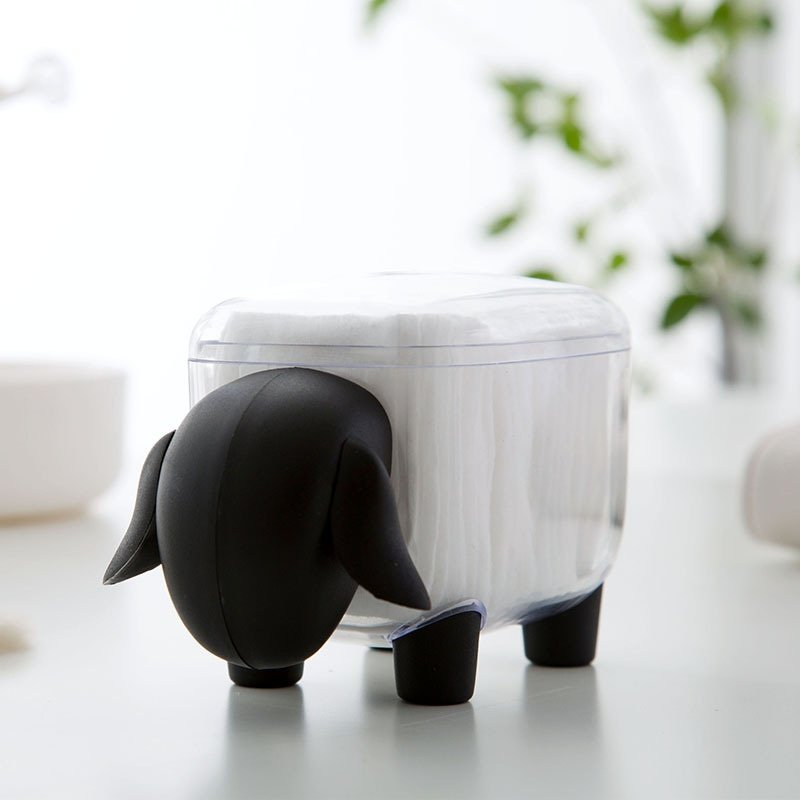 防尘带盖化妆棉收纳盒海绵收纳盒小梳妆台棉签物储卡通桌面盒盖子,收纳整理,化妆箱/盒,淘宝优惠券,粉丝福利购,淘宝优惠卷