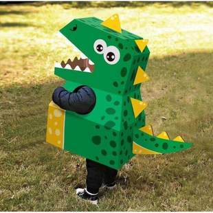 儿童表演演出服装 cosplay衣服恐龙霸王扮演幼儿园男童动物圣诞节