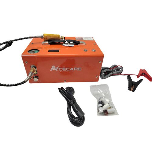 跨境热销自动停机车载12V/220V高压打气机30mpa空气压缩机