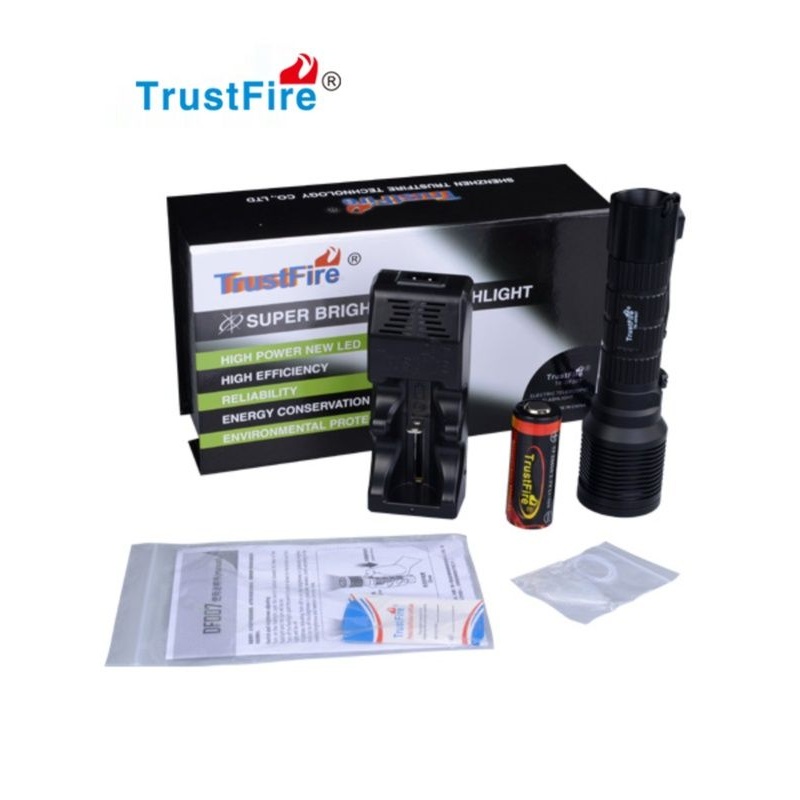 黄光强光潜水手电筒暖光赶海专用水下灯探照灯照明灯潜水灯防水