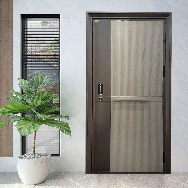 厂家直营甲级防盗门家用入户门单拉开门智能指纹锁安全门定制