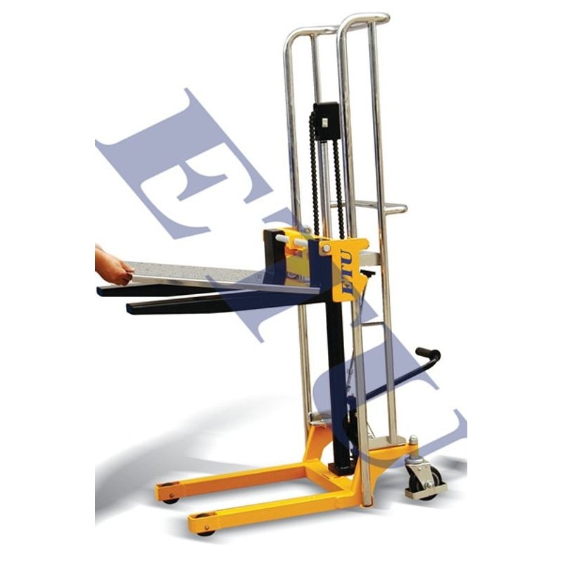 ETU易梯优,迷你型堆高车 轻型液压升高叉车 堆垛车 升降车