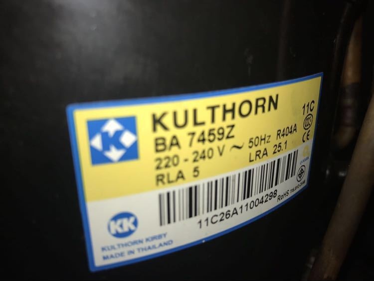 BA7459Z CA7459Z原装泰国泰康KK牌制冰机冰激凌机冰柜压缩机R404A