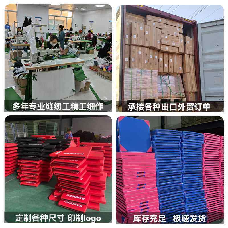 加厚折叠体操垫练功健身体育训练垫帆布仰卧起坐海绵垫学生子专用