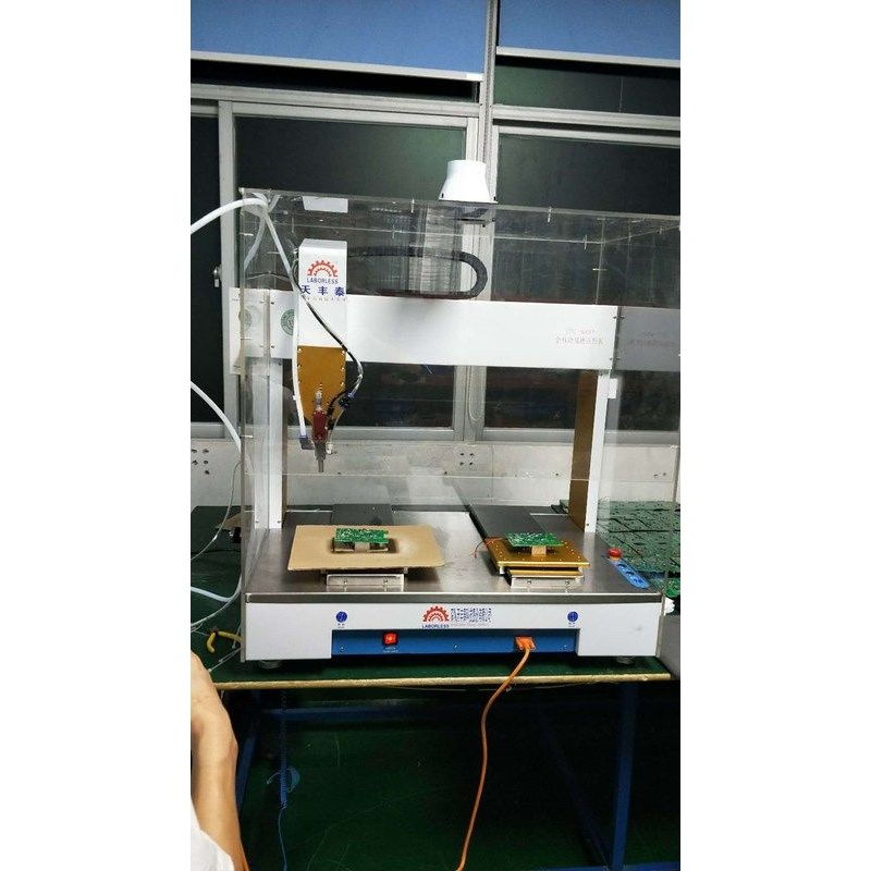 常州厂家全自动喷胶机6331四轴点胶机PCB板喷涂机三防漆涂覆机