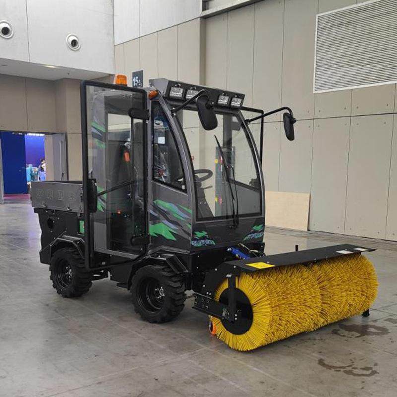 车载式除雪滚刷市政道路可拆卸清雪扫雪机路面积雪扫雪辊刷