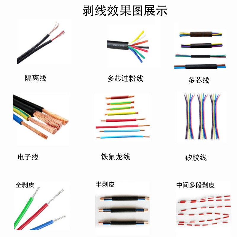 全自动电脑裁线机多芯护套线扭线机铜轴电缆线全数字智能剥线机