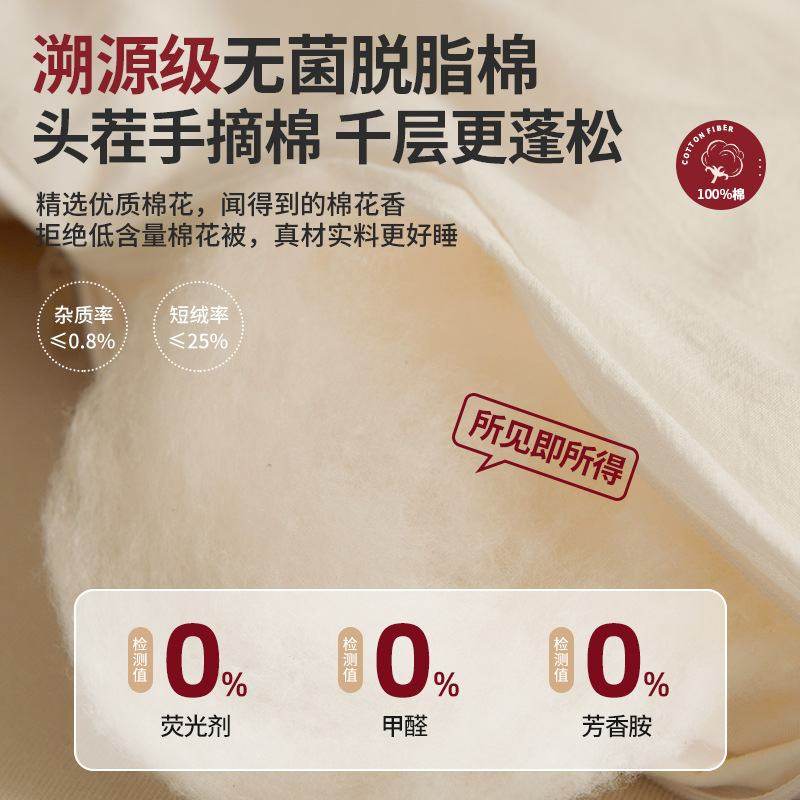 新疆棉花被子冬被棉被纯芯加厚被被全保暖棉花单人棉絮母冬季子棉,床上用品,棉花被,淘宝优惠券,粉丝福利购,淘宝优惠卷