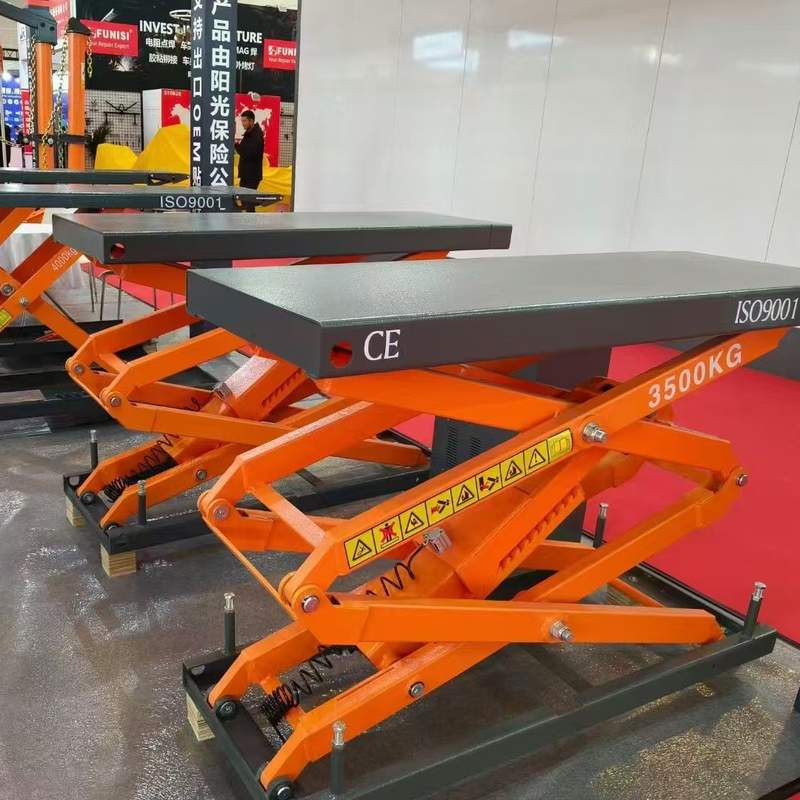 厂家批发剪式举升机地藏剪式汽车维修举升平台汽修设备汽车升降机