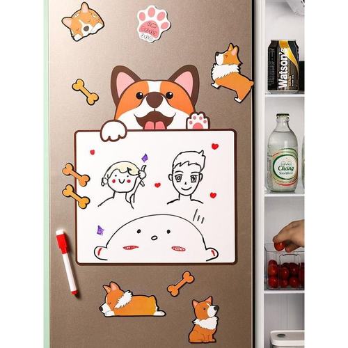 冰箱贴留言板可擦写磁日历白板贴周创意计划磁性贴便利记事贴装饰