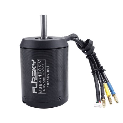 电动滑板电机6384 190KV 4KW电动车山地自行车滑板越野改装