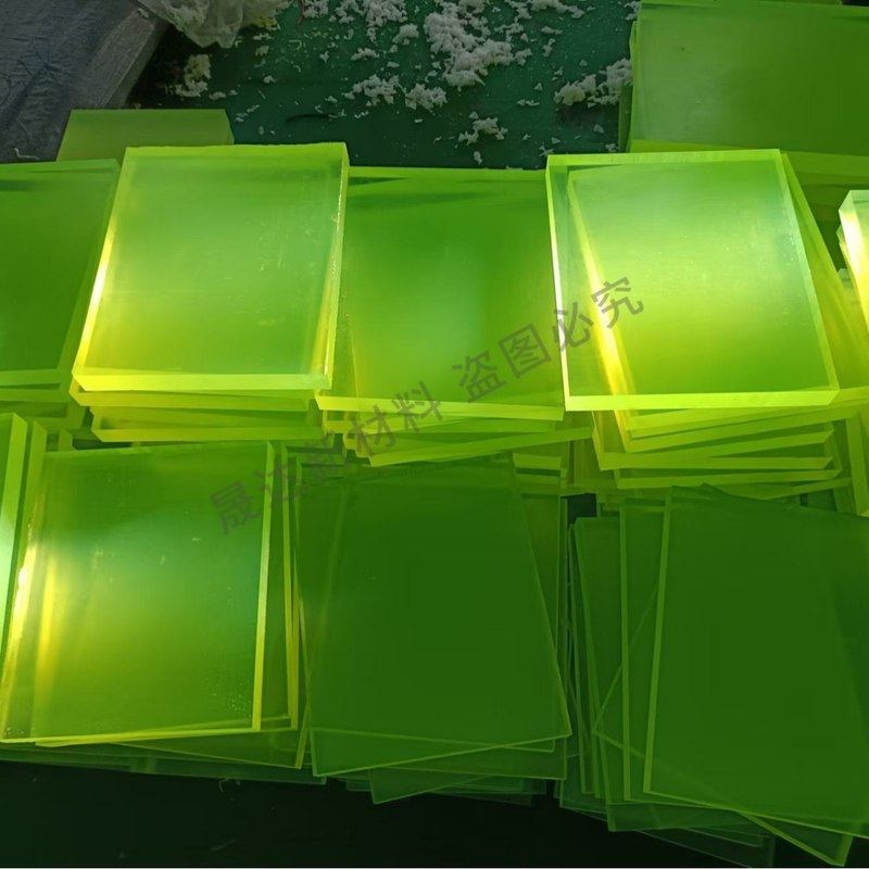 聚氨酯板裁切耐磨牛筋条非标切割板胶垫pu胶块弹力减震高优卷