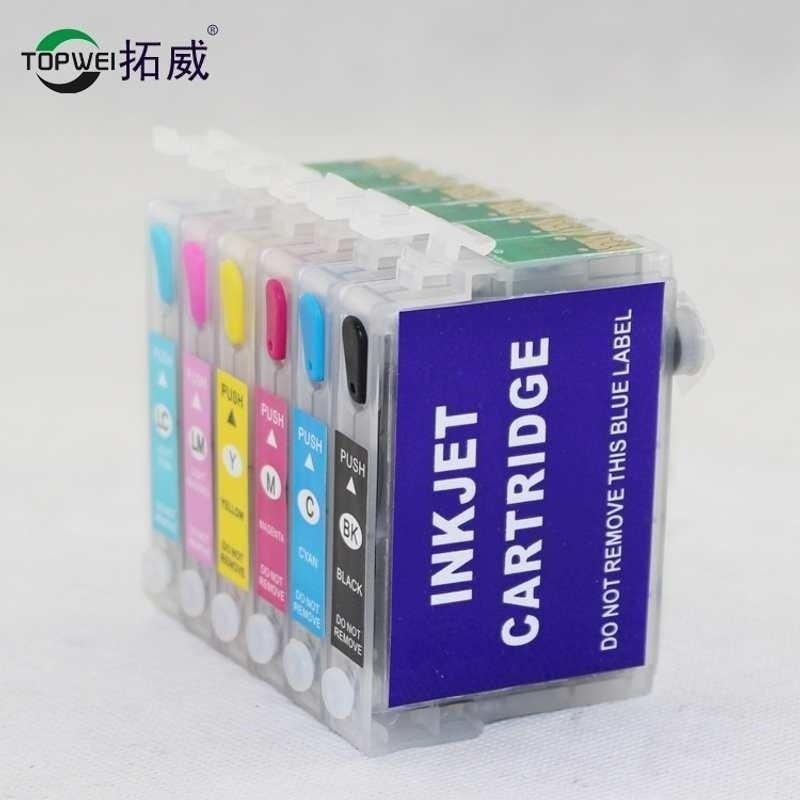 拓威适用EP打印机R330高容量套T0851L8001390带墨盒填充空芯片