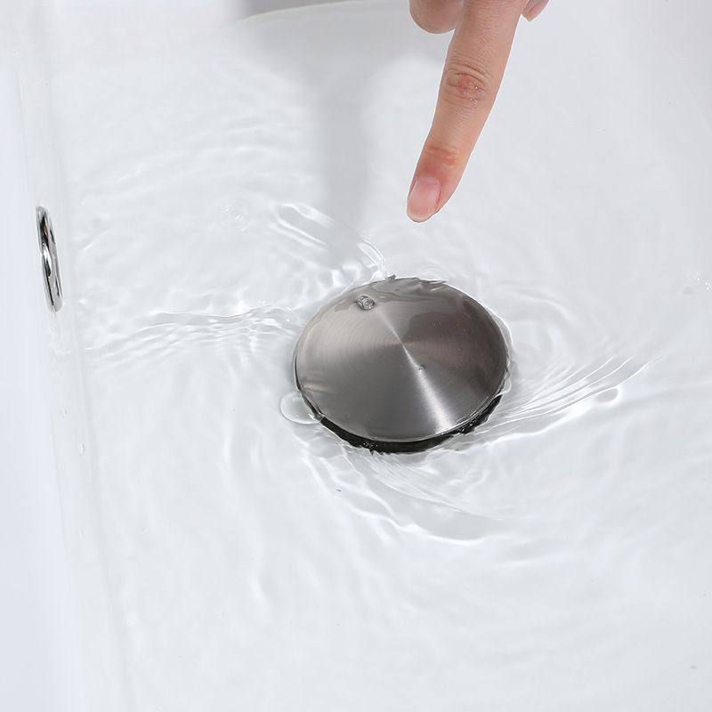 枪灰色下水器面盆按压盆铜排水管洗手盆池配件弹跳台芯不锈钢脸盆,家装主材,下水器,淘宝优惠券,粉丝福利购,淘宝优惠卷