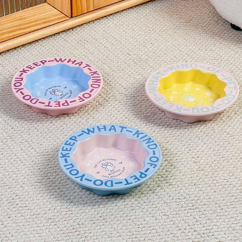 花边猫碗防黑下巴粮喂碗盆猫罐头陶瓷打翻猫咪狗宠物用品食水碗防,宠物/宠物食品及用品,宠物智能碗,淘宝优惠券,粉丝福利购,淘宝优惠卷