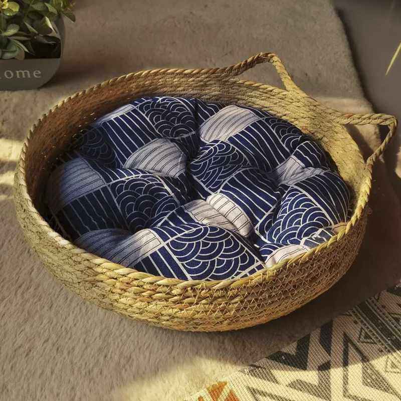 草绳编织猫窝宠物窝窝凉睡觉用品四季可狗窝猫咪水洗通用夏季拆卸,宠物/宠物食品及用品,猫窝/屋/帐篷/沙发,淘宝优惠券,粉丝福利购,淘宝优惠卷