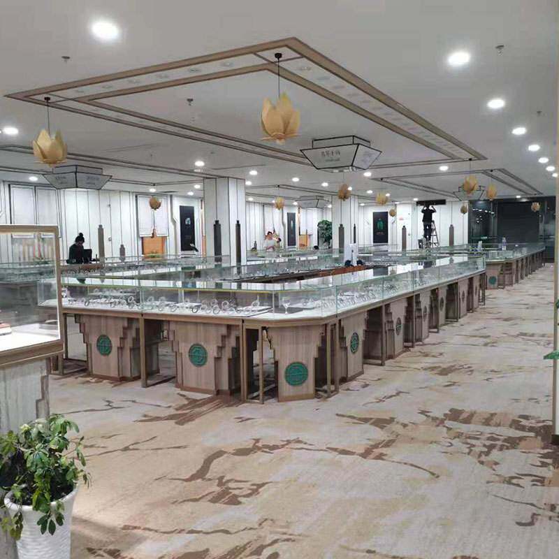 厂家定制 珠宝展示柜 饰品柜首饰柜台银饰展柜玉器展柜玻璃展柜