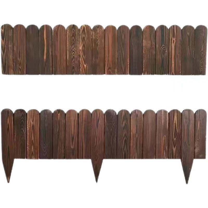 花园围栏防腐木围墙加高护栏碳化纯人工碳化碳烤防腐木自然晾晒