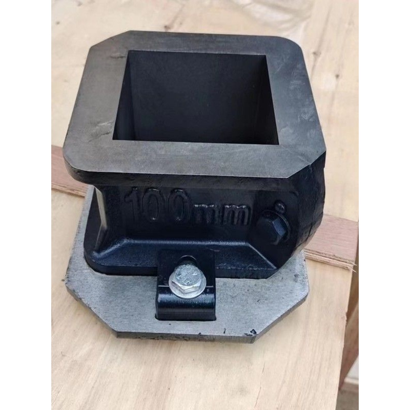 加厚100三联混凝土铸铁钢制试模70.7砂浆砼150方抗压抗渗试块模具