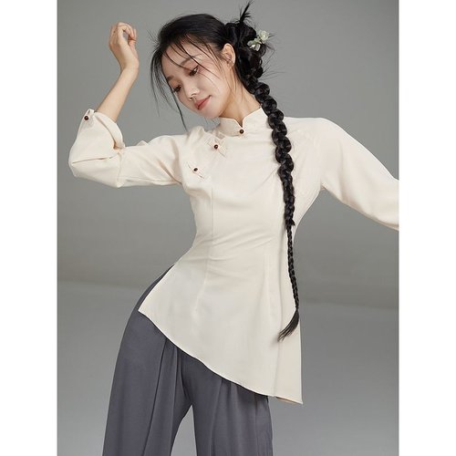 宸舞古典舞舞蹈服修身显瘦上衣身韵形体服飘逸现代舞演出练功服女