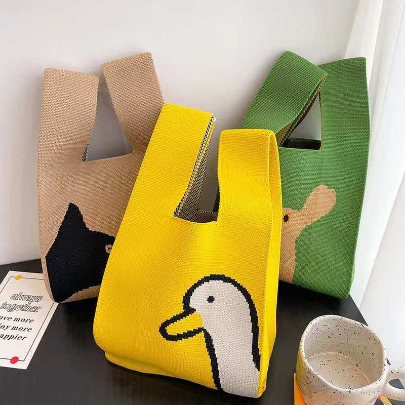 新品 托特包潮ins网红时尚手提包女针织水桶包日韩版百搭手拎休闲,箱包皮具/热销女包/男包,水桶包,淘宝优惠券,粉丝福利购,淘宝优惠卷