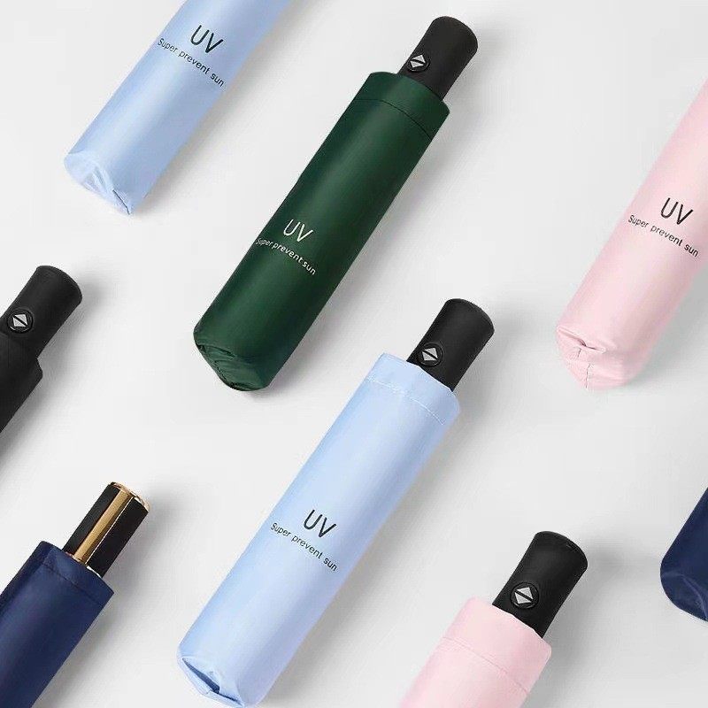 uv全自动雨伞折叠开收防风男女号大双人广告伞雨两用加固三折晴