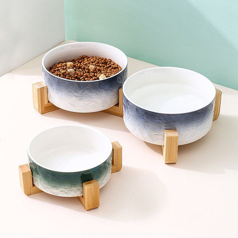 新品 石纹陶瓷猫碗双碗狗碗猫咪食盆狗狗喝水猫粮碗宠物食碗一体,宠物/宠物食品及用品,宠物智能碗,淘宝优惠券,粉丝福利购,淘宝优惠卷