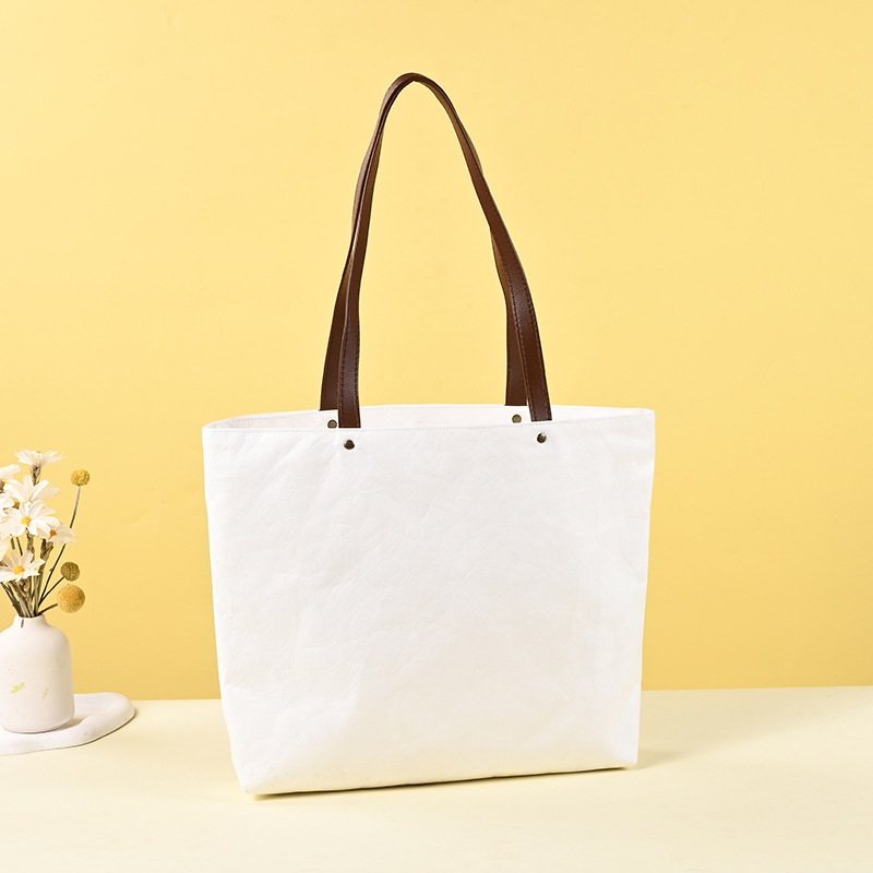 杜邦纸袋定制空白广告宣传礼品袋环保简约通勤购物袋手提袋上班