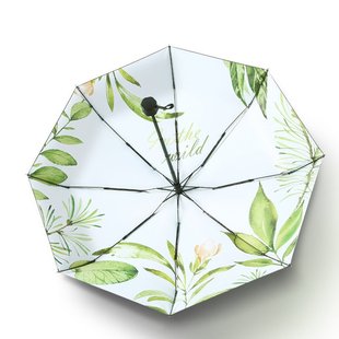 现货跨境出海雨伞女晴雨两用清新折叠晴雨伞ins紫外线防晒小放