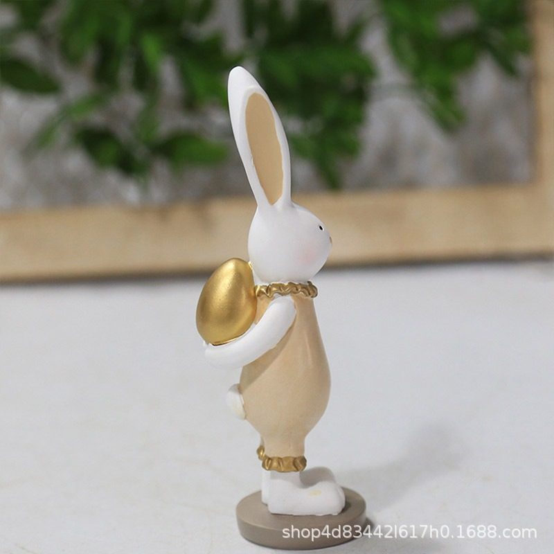 家居办公室儿童书桌创意小兔子树脂摆件兔款环保欧美工艺抱可爱,家居饰品,桌面摆件,淘宝优惠券,粉丝福利购,淘宝优惠卷