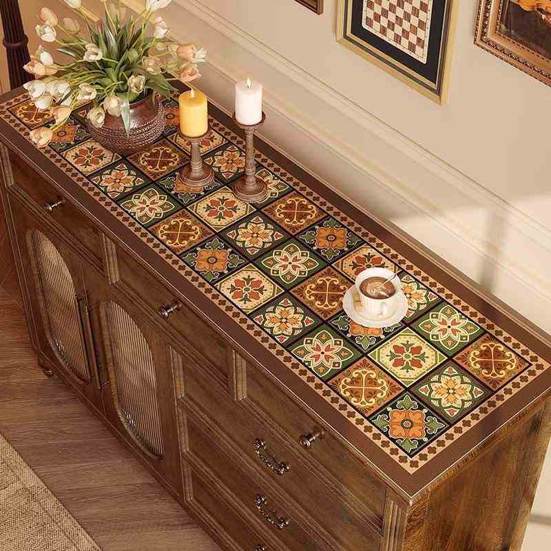 电视柜桌布餐边柜长条垫感防水防油盖脏垫子高级垫免洗布鞋柜防桌,居家布艺,床头柜盖布,淘宝优惠券,粉丝福利购,淘宝优惠卷