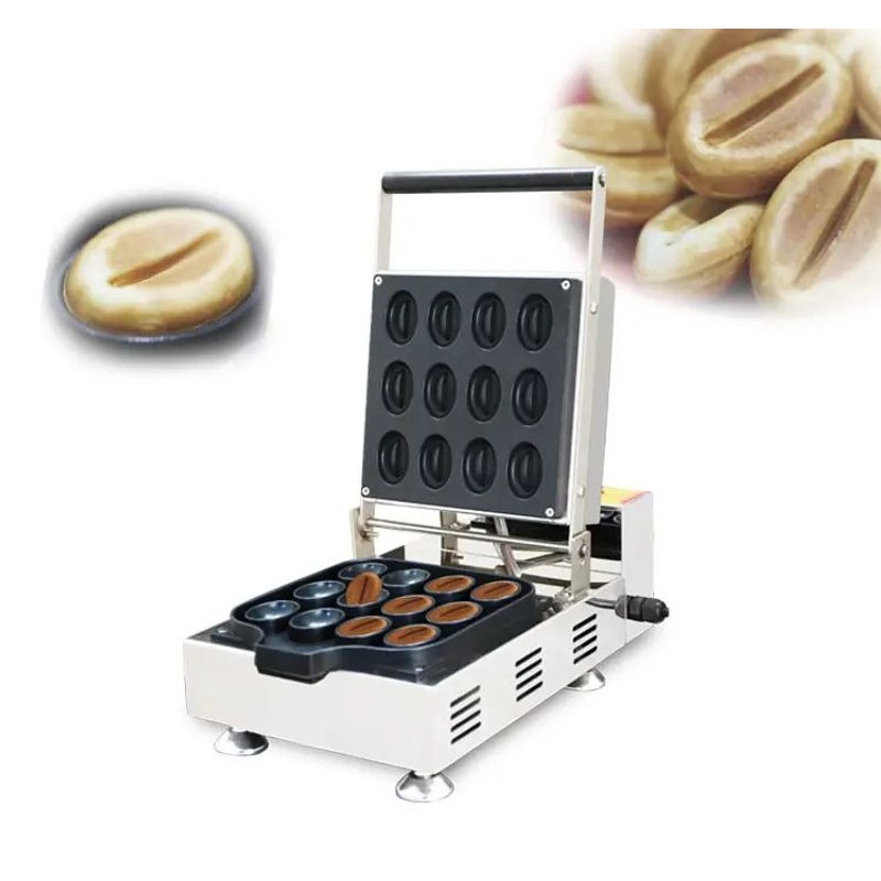 跨境商用12格甜点咖啡豆烧烤机甜点机摆摊创业咖啡店商用华夫饼机